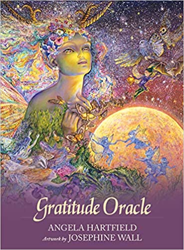 Review: Gratitude Oracle: 55-cards and 132-page guidebook set  – Angela Hartfield