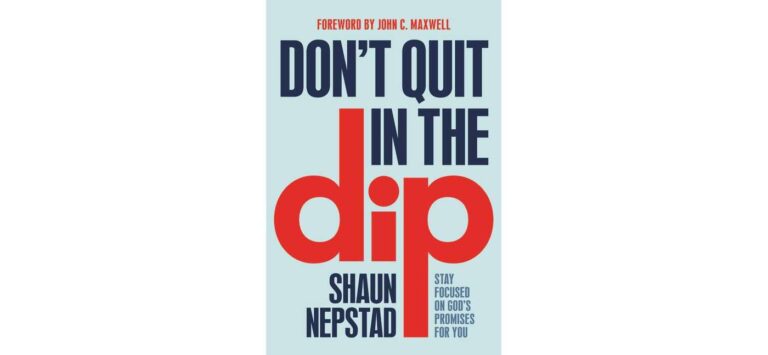 Review: Don’t Quit In The Dip – Shaun Nepstad Review: Don’t Quit In The Dip – Shaun Nepstad